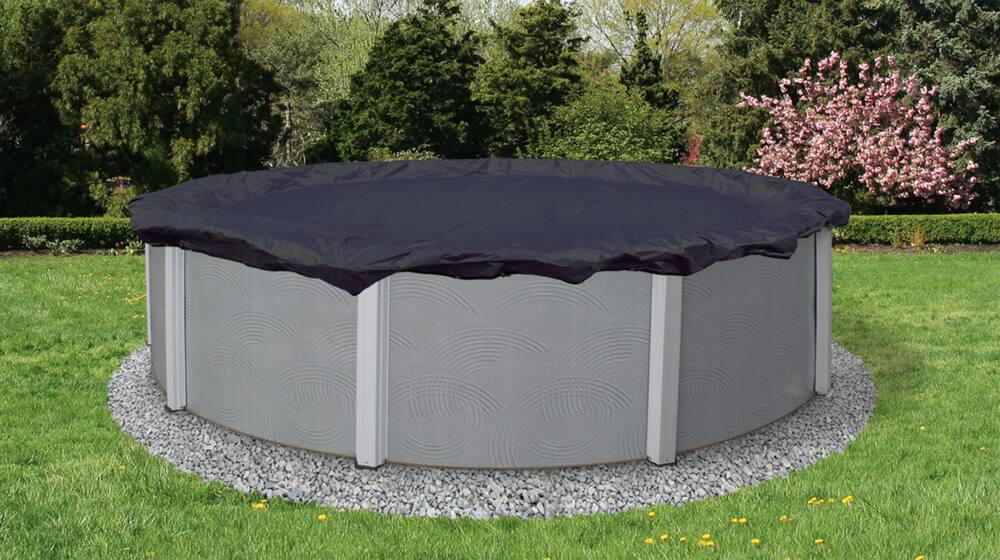 Blue Wave Round Above Ground Bronze Pool Winter Cover, 18-ft