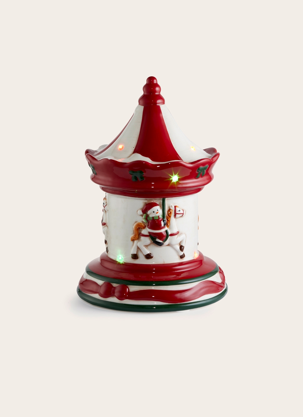 CARROUSEL LUMINEUX ET MUSICAL EN CÉRAMIQUE OPERA