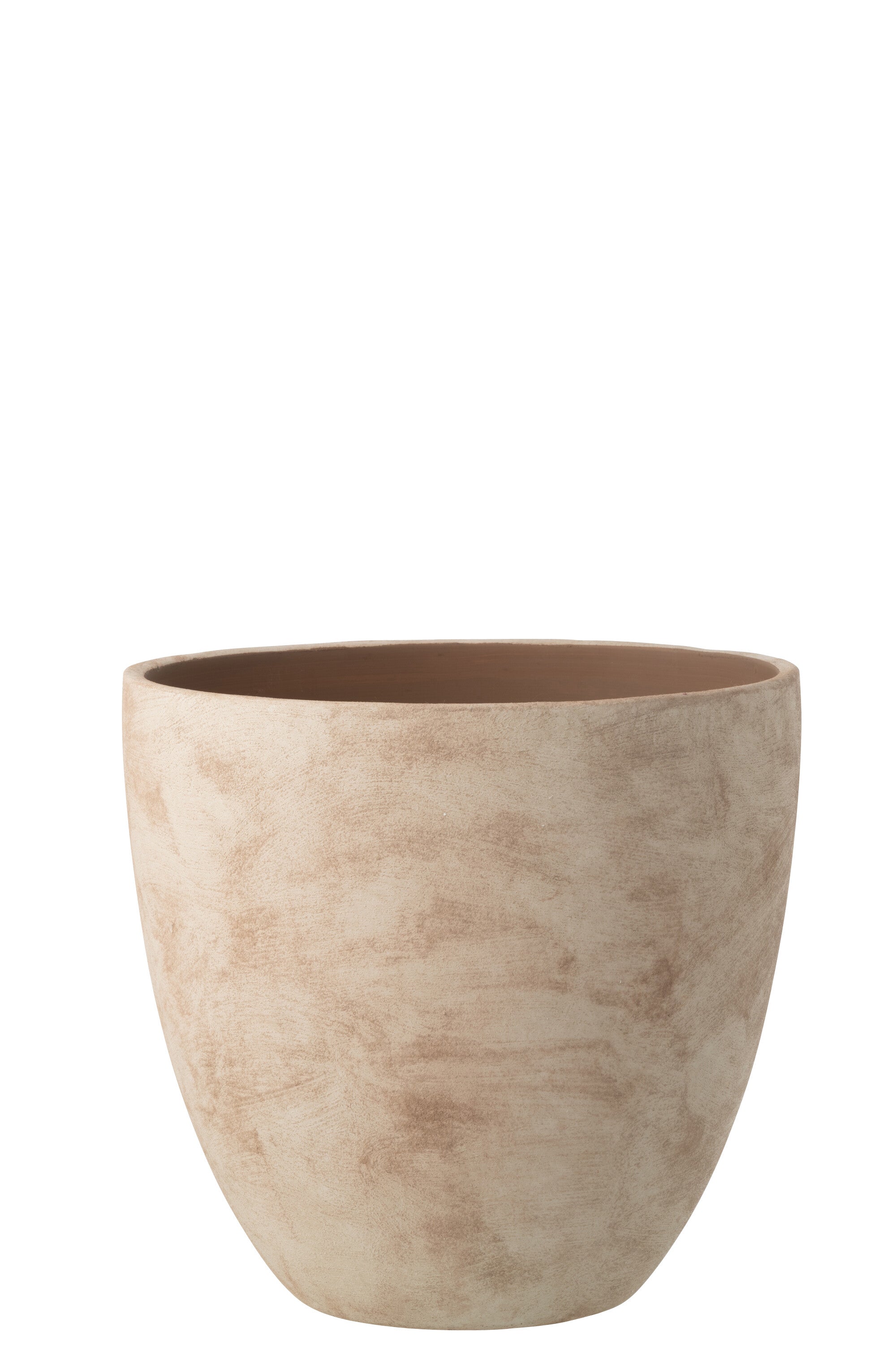 J-Line bloempot Rond - keramiek - beige - extra large