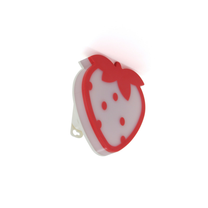 Veilleuse LED fraise sur batterie CHACON