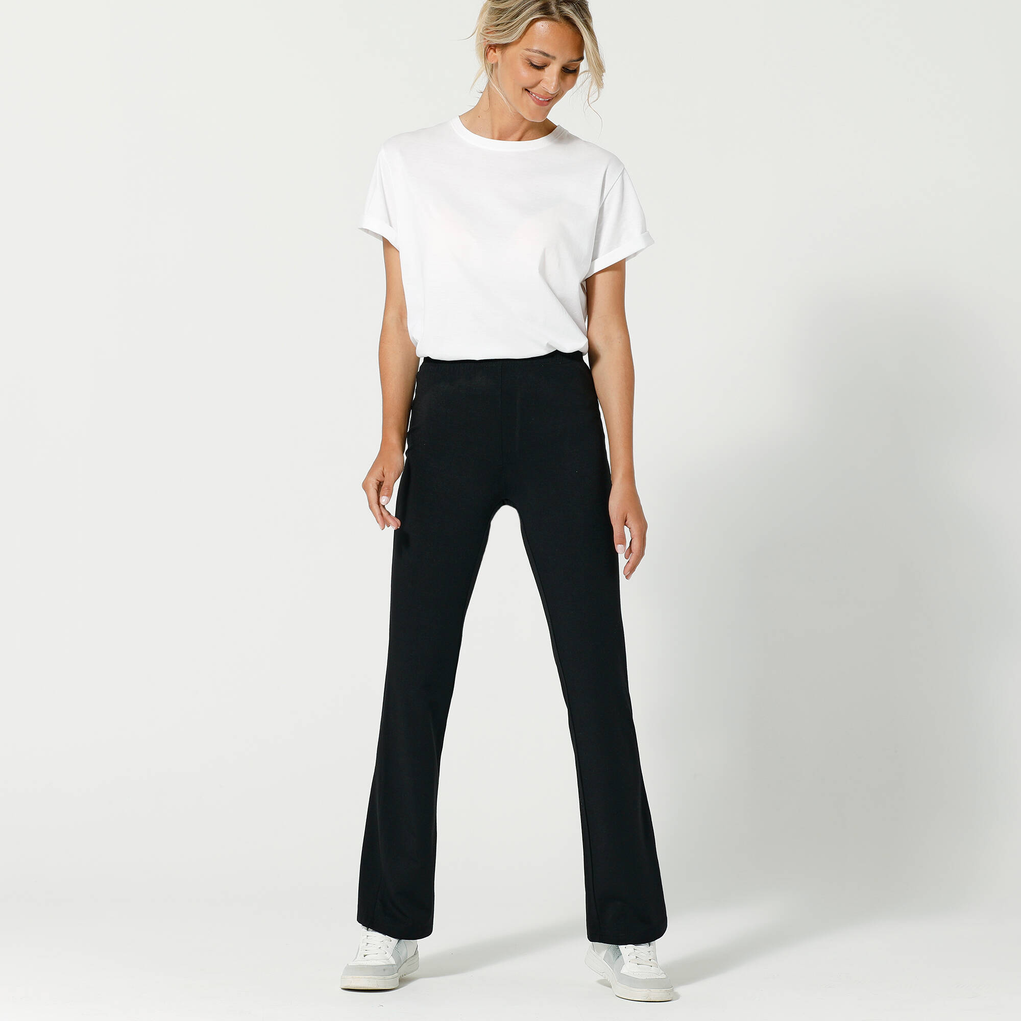 Legging trompette maille jersey