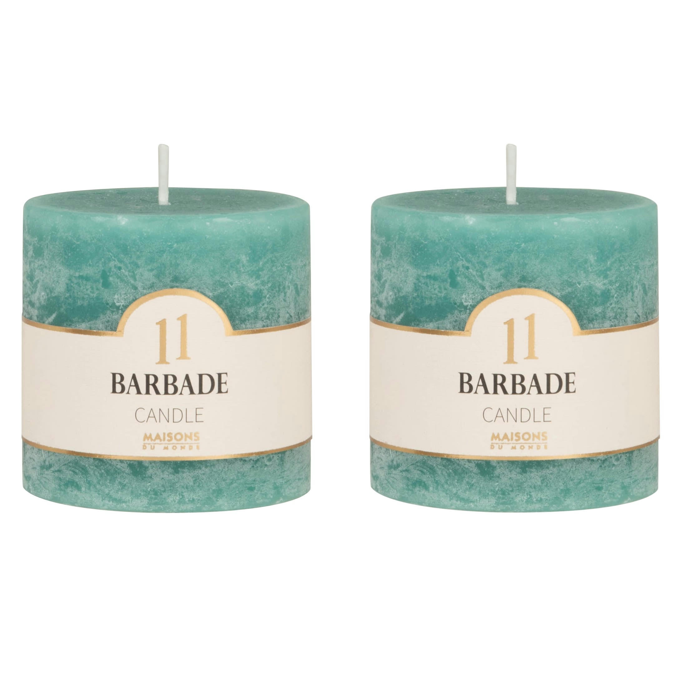 COLORAMA - Bougie parfumée turquoise H7, 230g
