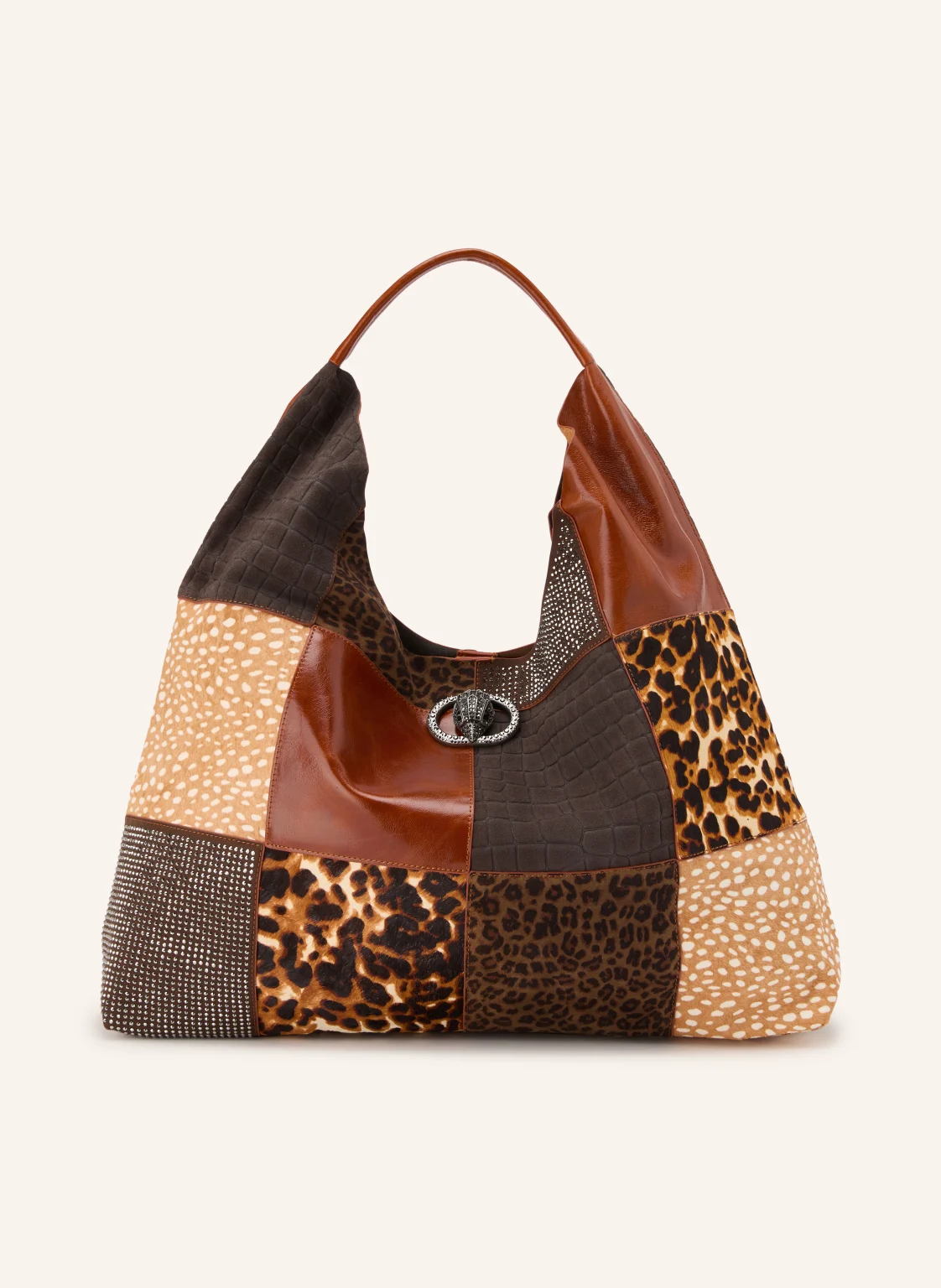 KURT GEIGER Beuteltasche LARGE mit Schmucksteinen