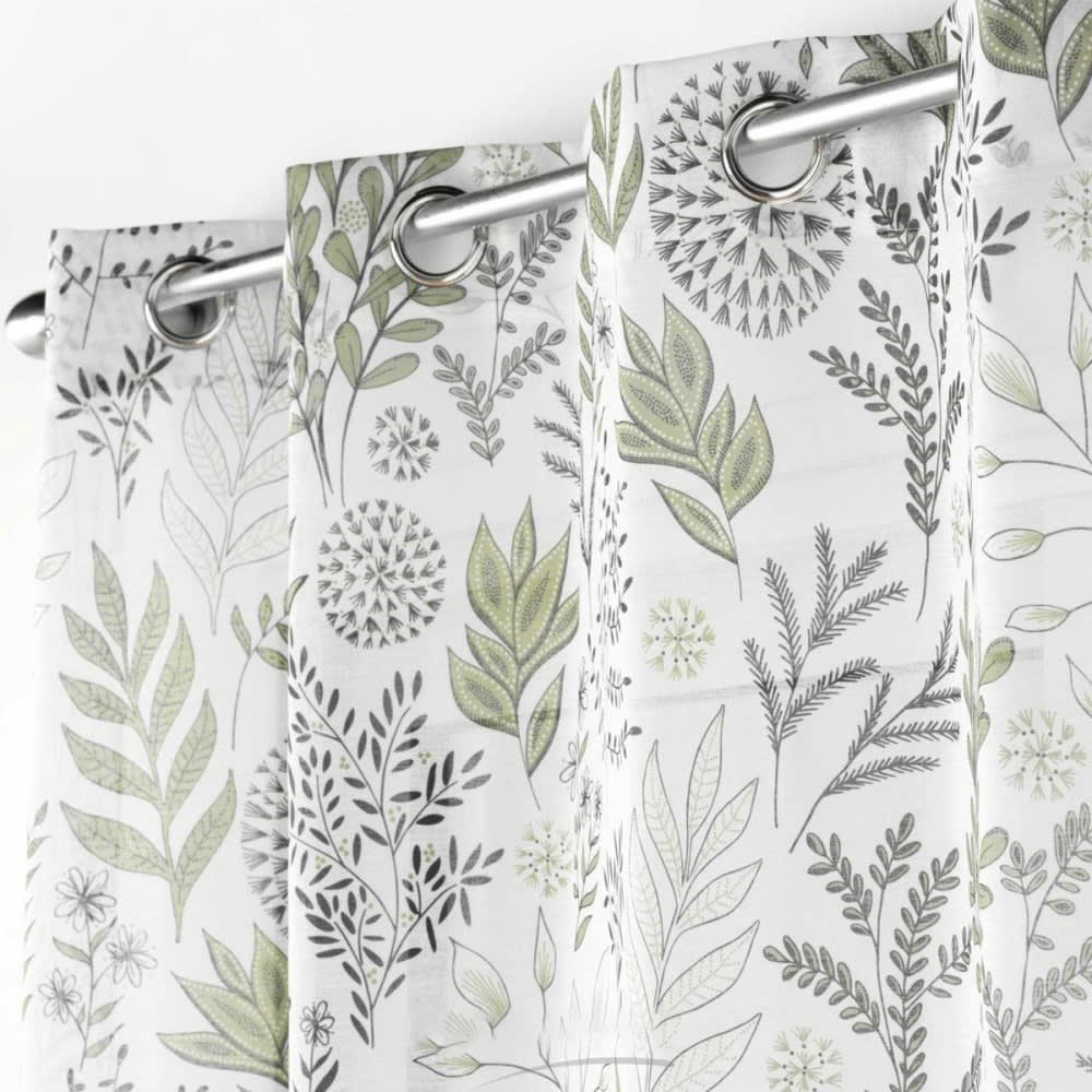 - Voilage  polyester Vert 140 X 240