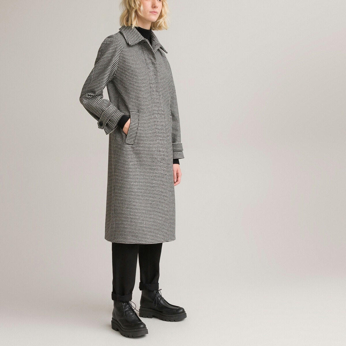 Manteau drap de laine, fabriqué en France