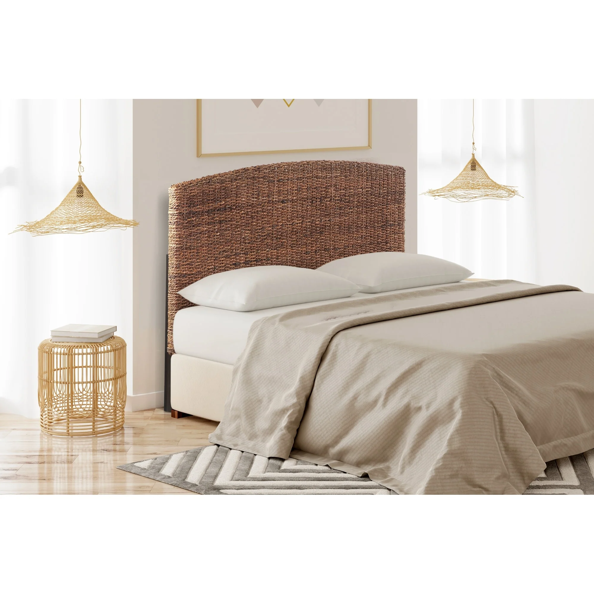 Nusa Woven Banana Leaf Headboard