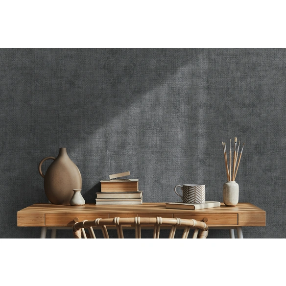 Vliestapete, BxL: 53 x 1005 cm, dunkelgrau