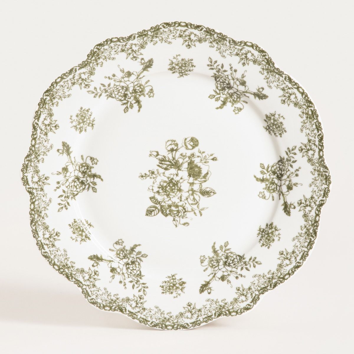 Talerz LOURRY obiadowy zielony 27 cm