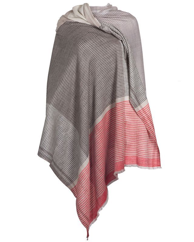 Pure Luxuries London Neptune' Cashmere & Merino Wool Throw