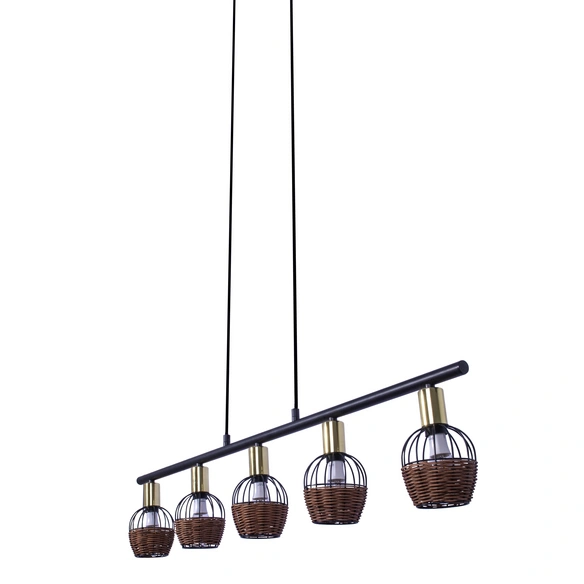 Pendelleuchte »CORBIS«, BxHxL: 10 x 128 x 100 cm, Metall