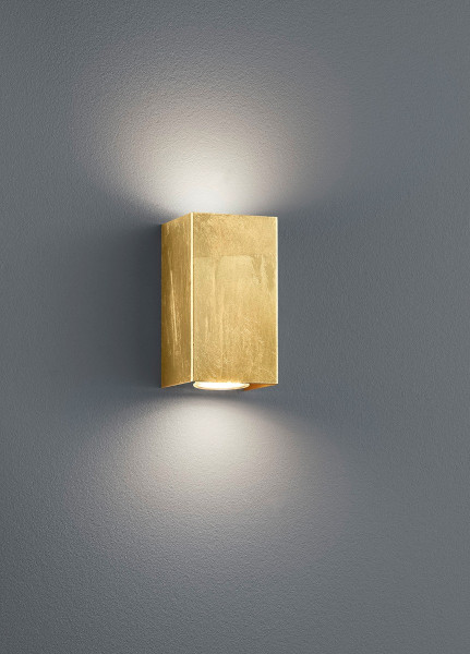 Kinkiet mosiądz-złoty CLEO 2xGU10x35W wym:15x8x8cm IP20 Trio