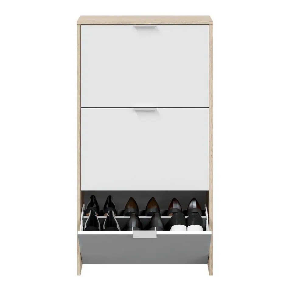 CALICOSY - ZAPATEROS Schoenenkast - Wit - 22x60x113 cm