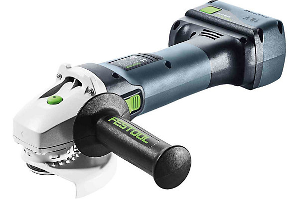 Meuleuse d'angle 18V AGC 18-125 5,0 EBI-Plus   2 batteries 5Ah   chargeur en coffret Systainer SYS3 - FESTOOL - 577700