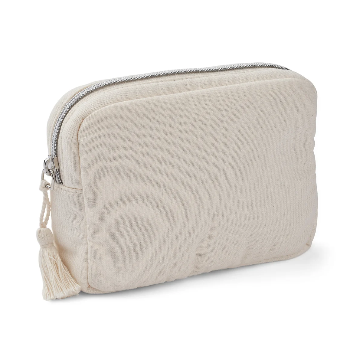 Humdakin - Kosmetiktasche mit Stickerei, shell