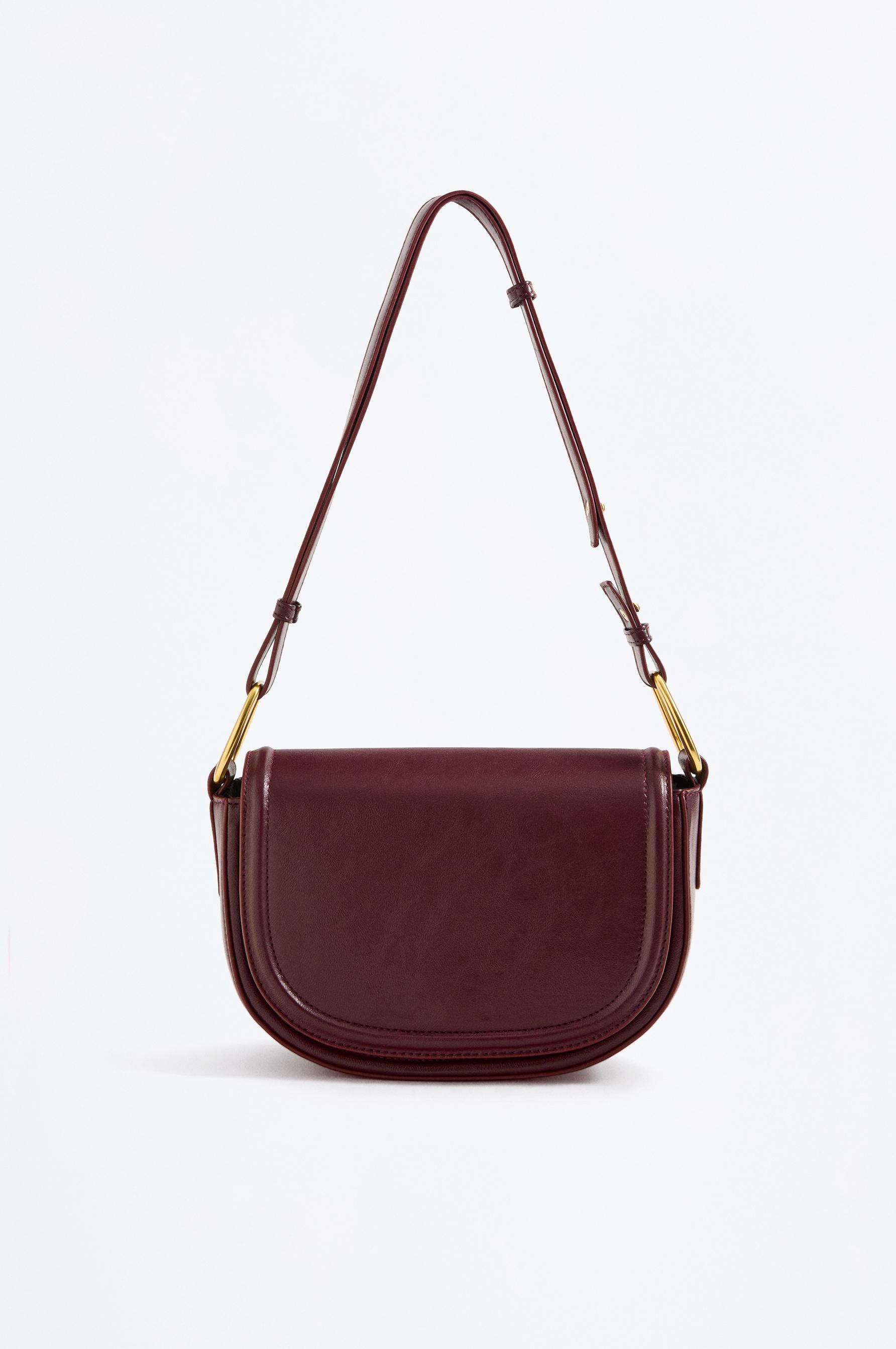 Bolso bandolera solapa doble asa
