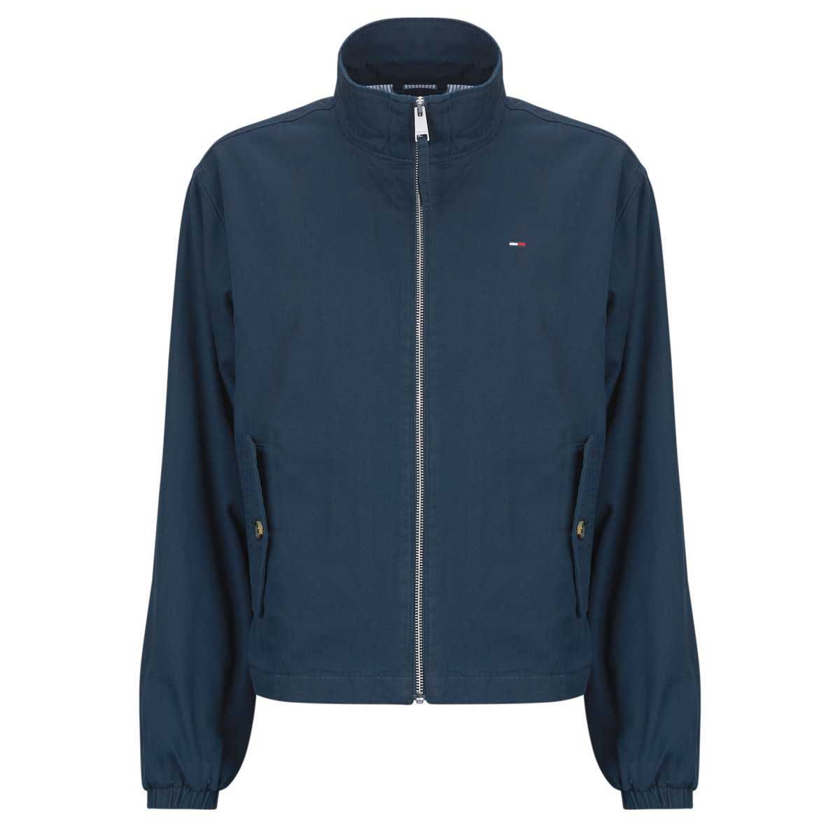 Tommy Jeans - TJW REG ZIP COTTON JACKET EXT - Marine