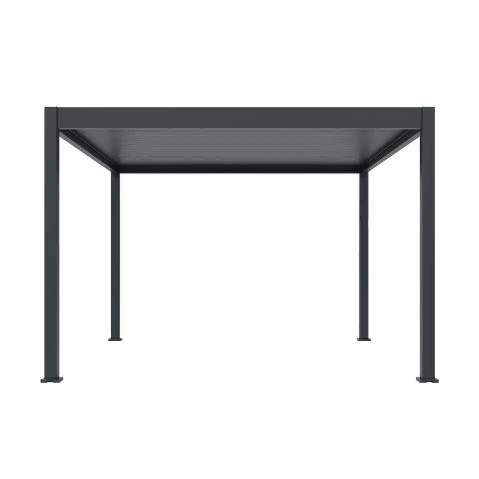 Orion Deluxe overkapping elektrisch met LED 360 x 400 antraciet