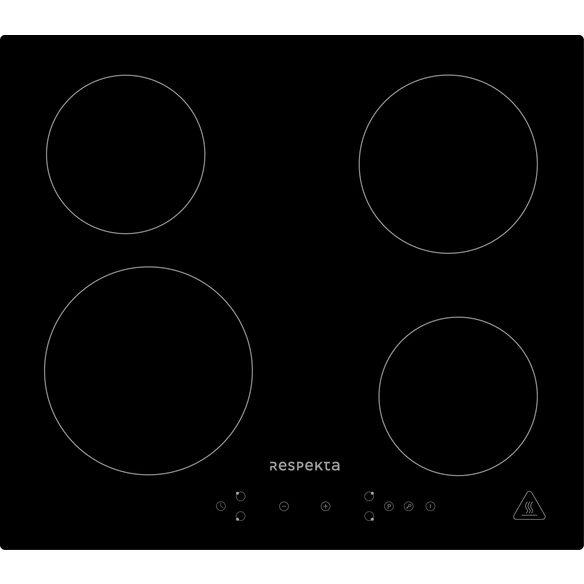 Backofen-Set, 56 l, Metall/kunststoff, schwarz