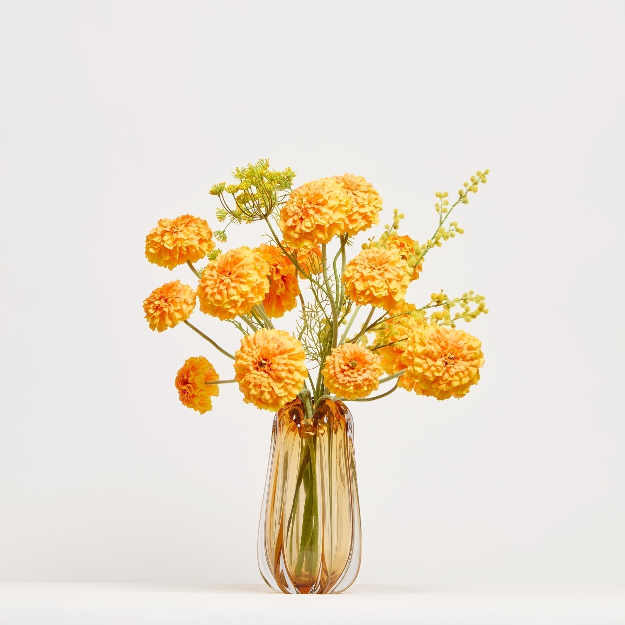 Blooming Good Zijden Boeket Good FW.19 - Geel - 60-70 cm. hoogte