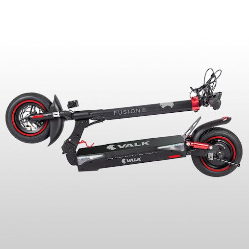 NNEMB Fusion 5 Electric Scooter-500W 48V 13Ah Lithium 50km Range 40km/h Quad Shocks 10 inch Tyres,