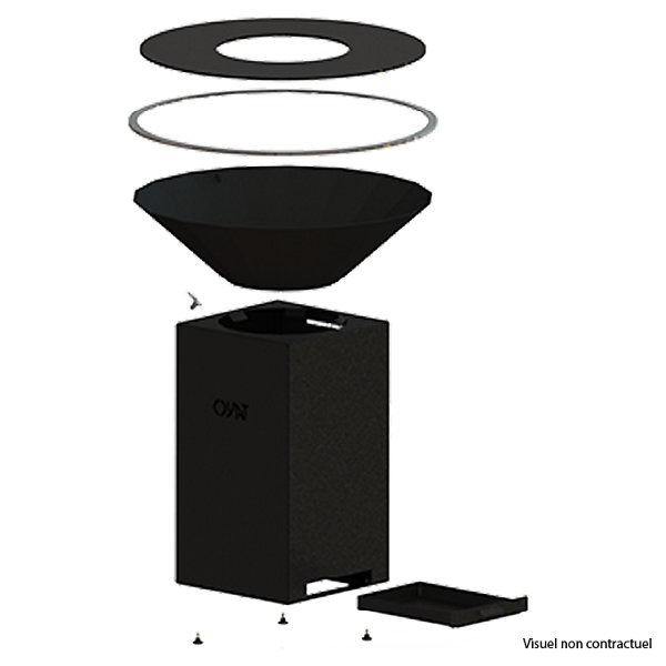 Brasero de cuisson Origine 88 Noir OYAT