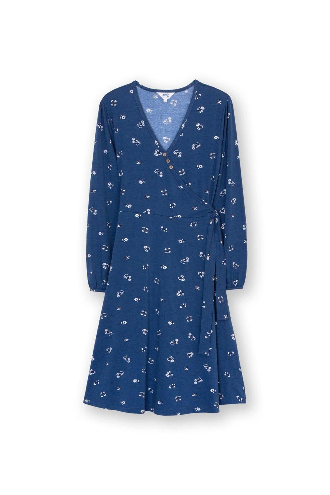 Kite Highcliffe Jersey Wrap Dress Forage Floral