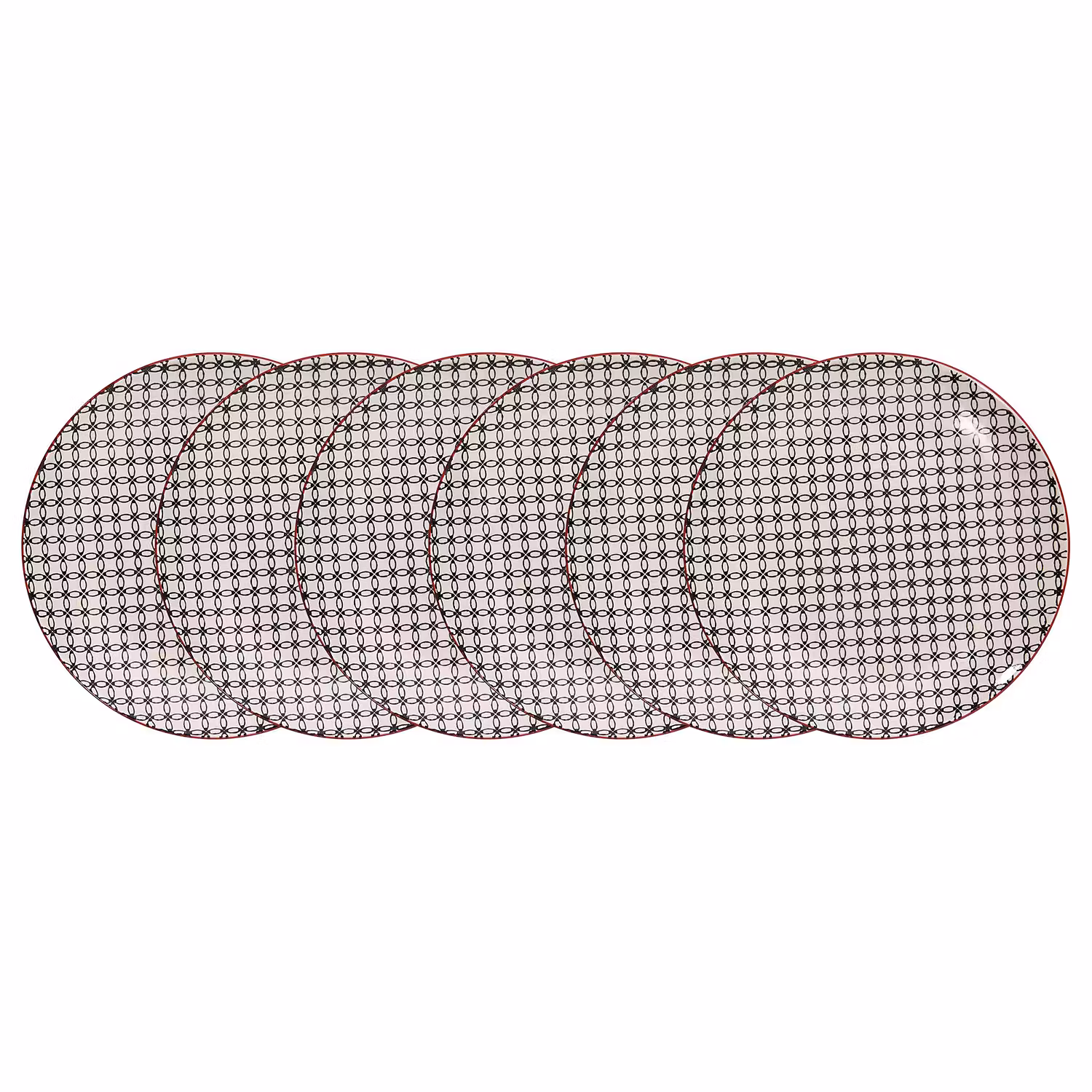 RETRO Frühstücksteller 6er-Set