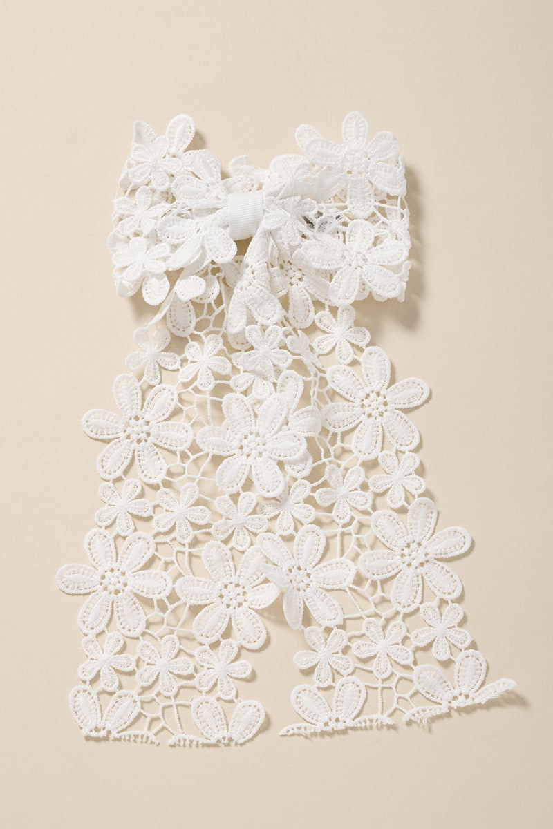Mia Floral Crochet Hair Barrette