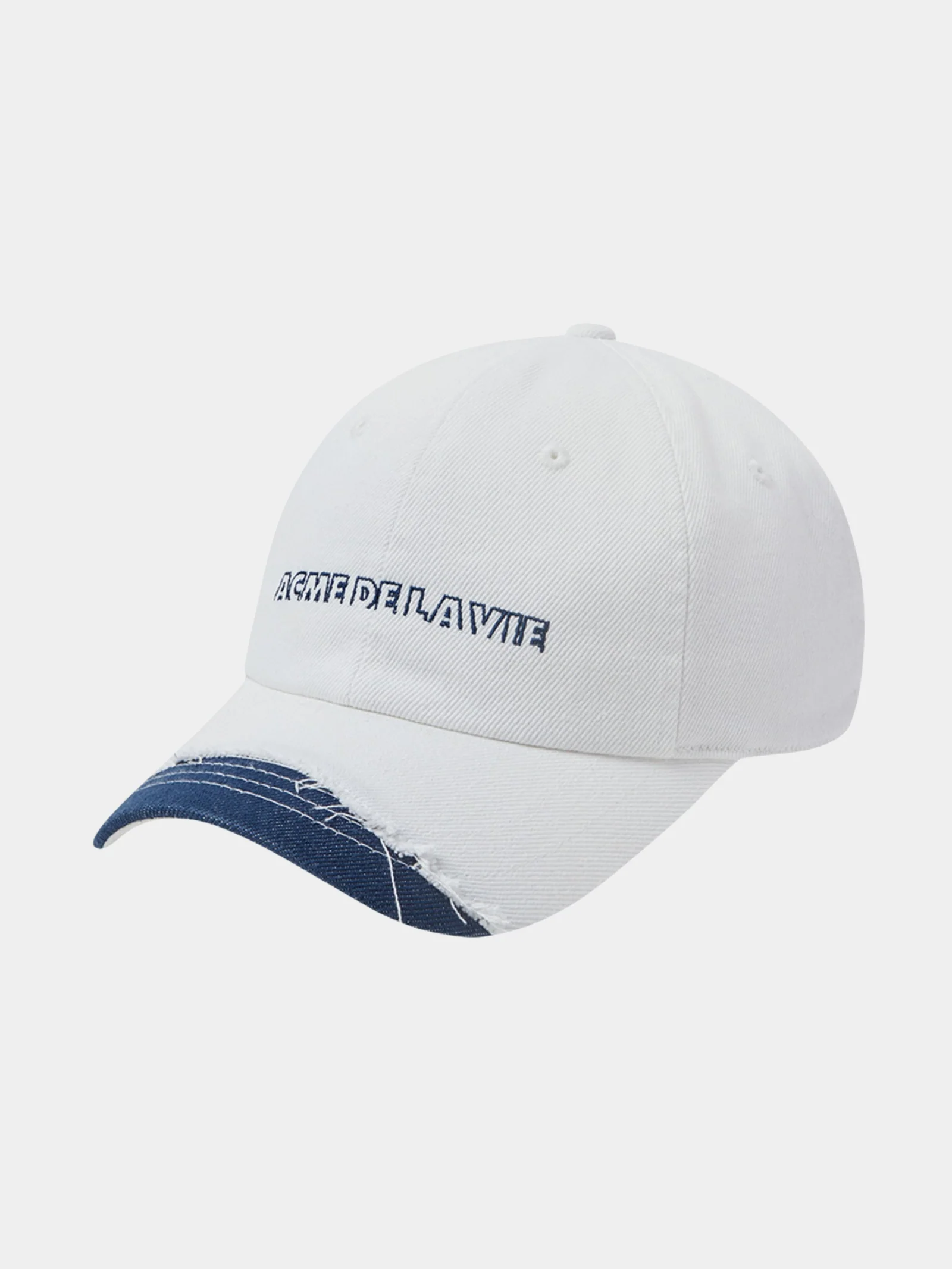 Damage Washing Denim Ball Cap