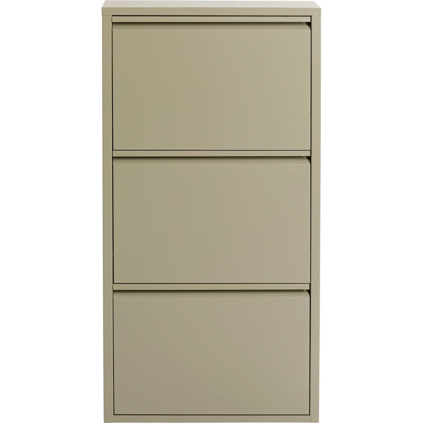 Kare Design Schoenenkast Caruso kaki 3 laden