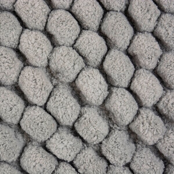DII Chunky Popcorn Absorbent Microfiber Bath Mat