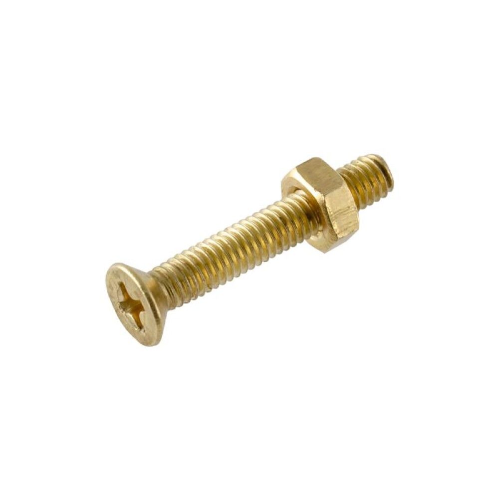 MASKINSKRUE MESSING M5X20 6 STK