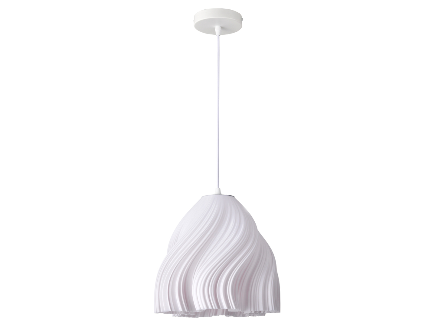 Lampa wisząca Waterfall 30 cm biała