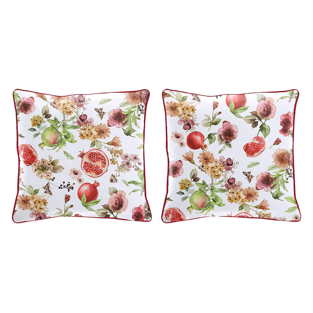 MINGRANA TO - 2 Housses de coussin en coton 50x50 cm multicolore