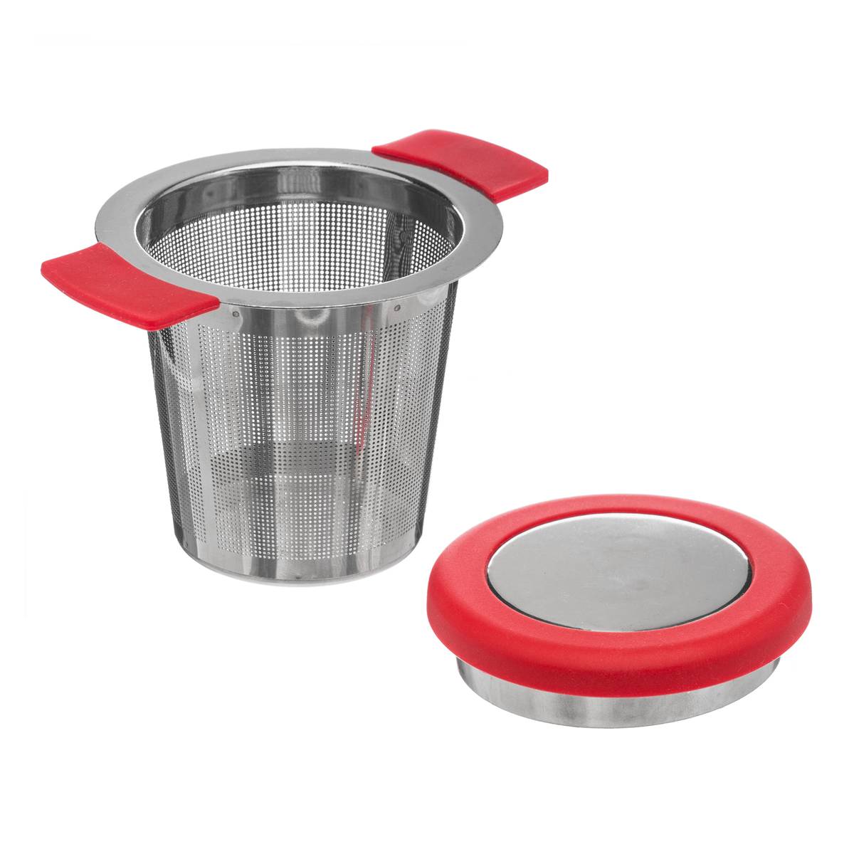 Tea Infuser "Steel" Steel, Red