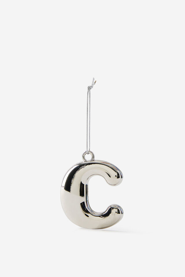 Alphabet Christmas Ornament