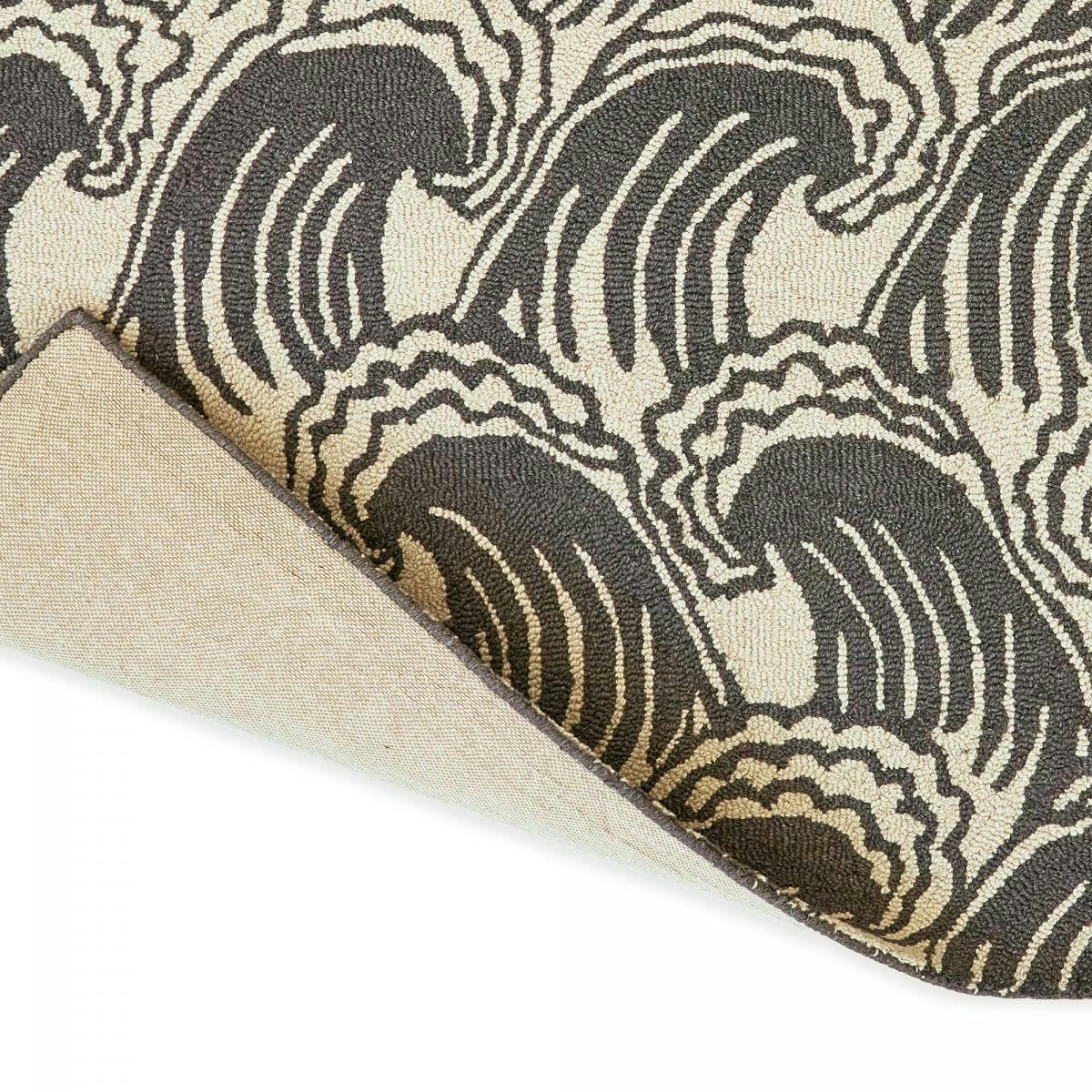 WAVERIDE - Tapis salon gris 120x180