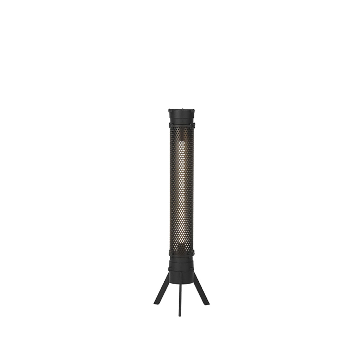 LABEL51 Tafellamp Tube - Zwart Metaal - 24x24x93cm