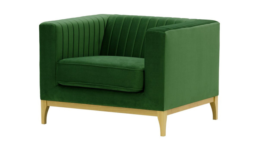 Fotel Slender Wood-Velluto 10-like oak
