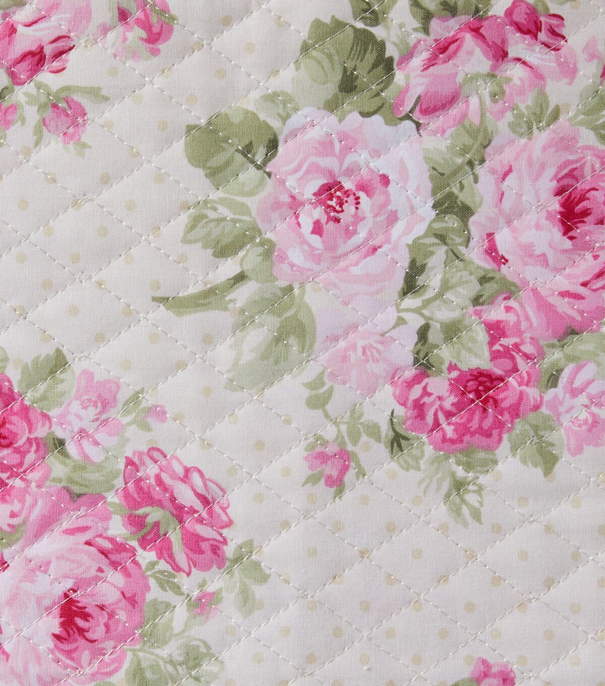Fabric Traditions Floral Bouquets on Cream Double Faced Quilt Fabric