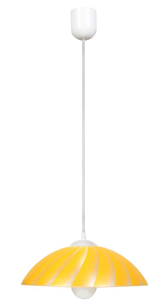 Lampa wisząca KAMILA 1x60w e27 żółta