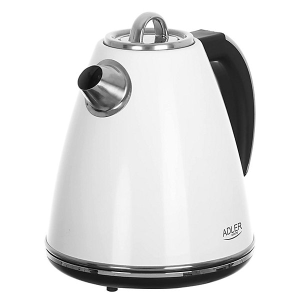 Adler AD 1343 Bouilloire électrique en métal 1,5 litres Système de contrôle de sécurité,