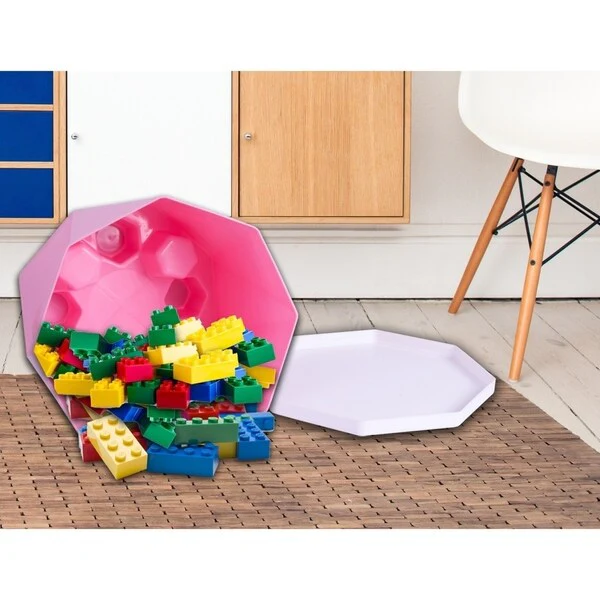 Plastic 2 in 1 Storage Step Stool