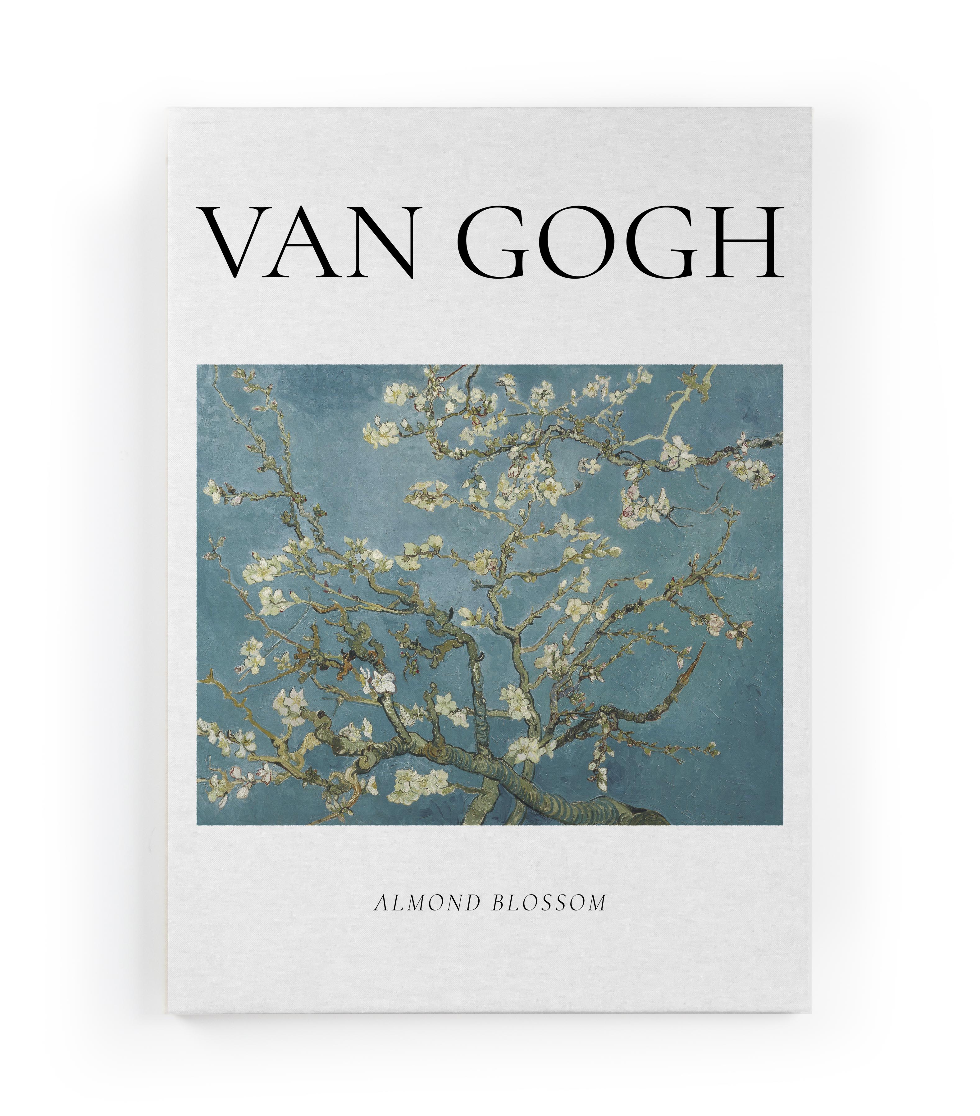 Canvas 60x40 Afdruk Amandelbloesem Van Gogh