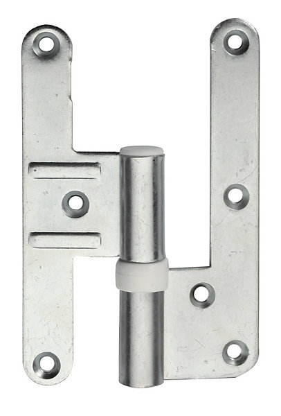 Lame mâle pour paumelle bois universelle forme en L finition droite acier zingué - MERMIER - M-789101
