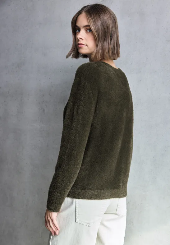 Kuscheliger Rundhalspullover