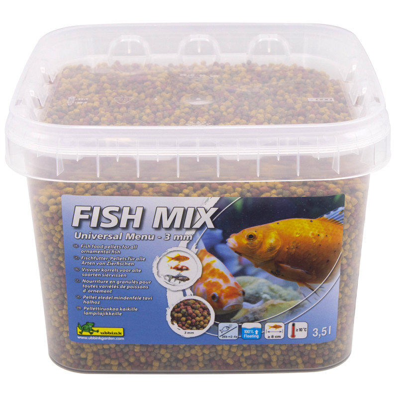 Nourriture pour poissons de bassin Fish Mix granulés Universal Menu 3,5 L