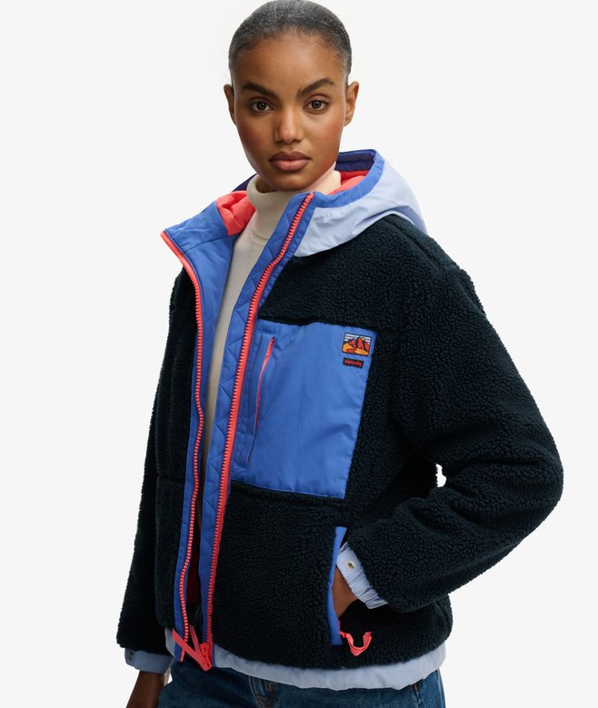 Vintage Sherpa Fleece Jacket