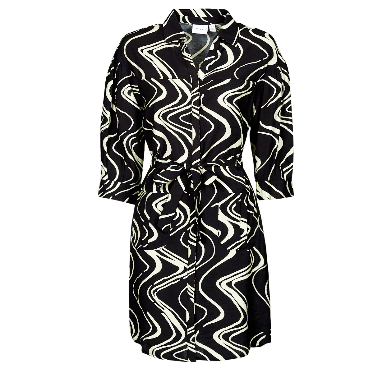 Vila - VILIZETTE - Black / White