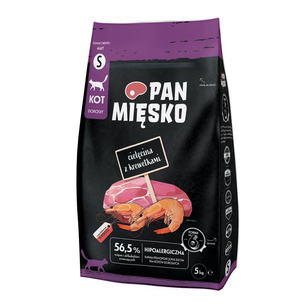 Pan Mięsko Small Veal with Shrimp